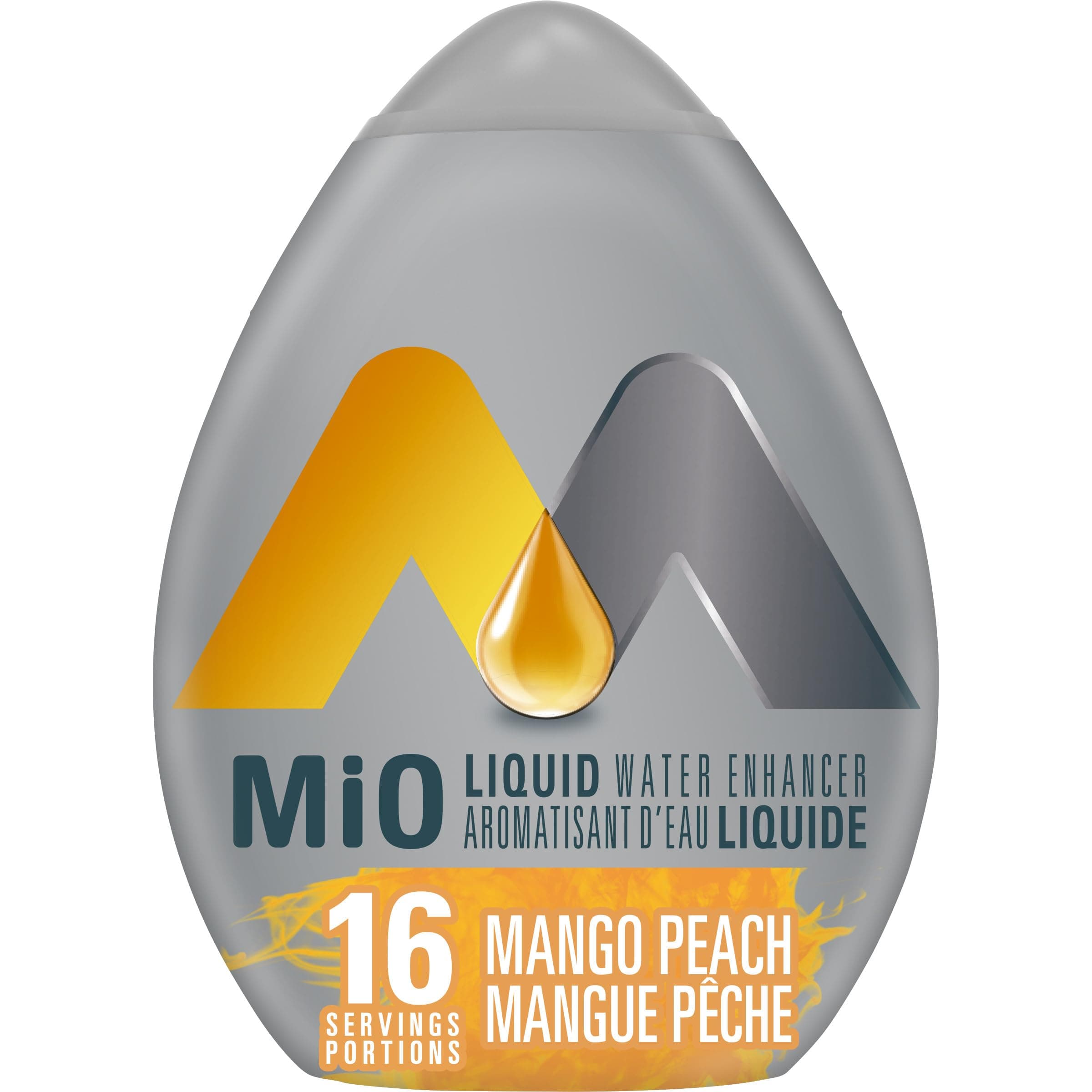 Mango Peach Liquid Water Enhancer, 48mL/1.6oz, Imported from Canada}