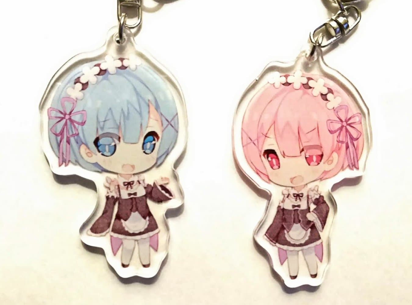 Re: Zero Rem and Ram Keychain - Rem Keychain - Ram Keychain