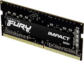 Fury 16GB 3200MHz DDR4 CL20 SODIMM Fury Impact, Black (KF432S20IB/16)