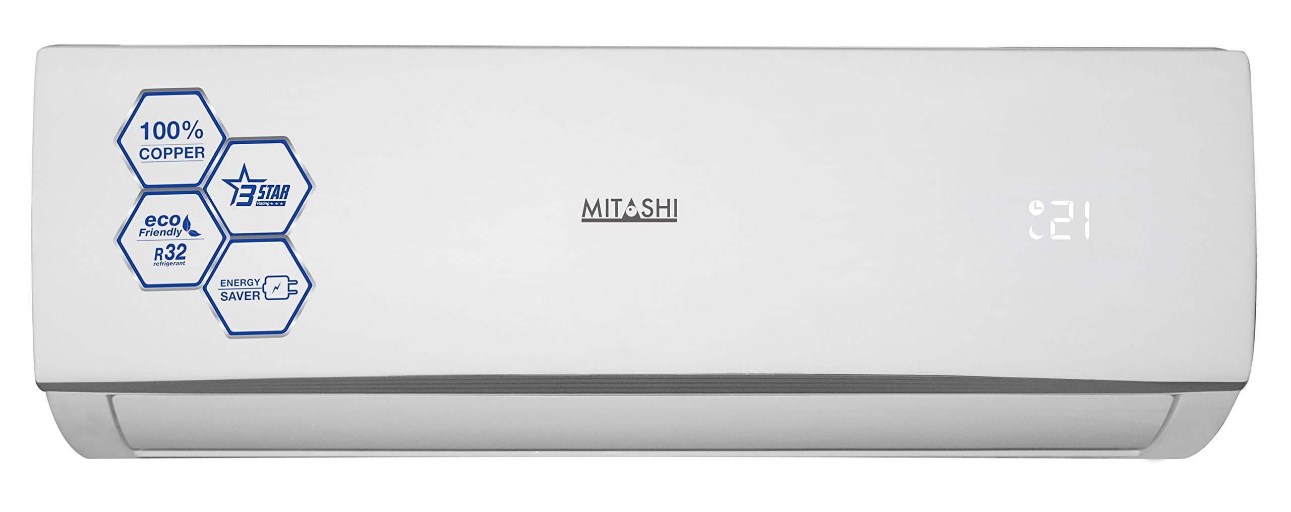 Mitashi 1.0 Ton 3 Star Split AC (Copper FSA312K50 White)