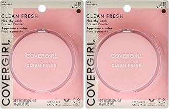 COVERGIRL Clean Fresh Pressed Powder, Deep, 0.35 Ounce, 220 Deep (99350052598) (Pack of 2)