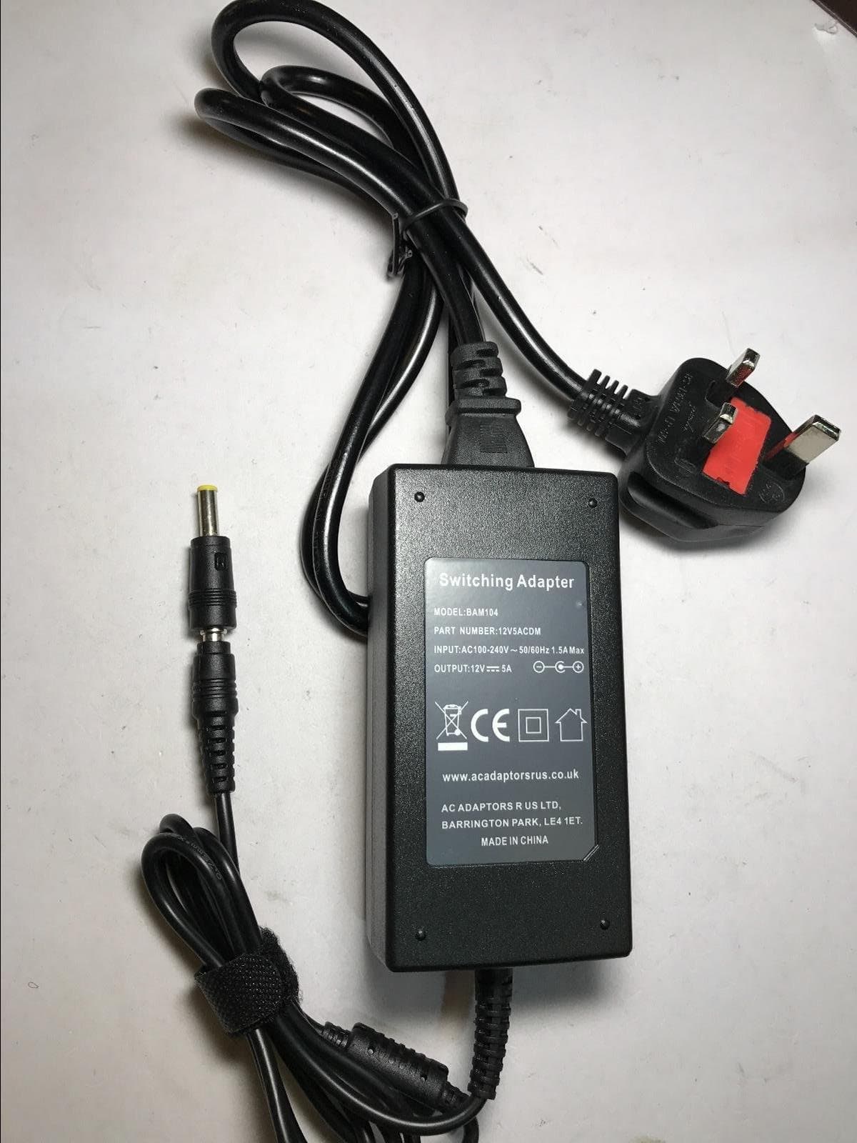 12V 4A Replacement AC-DC Adaptor Power Supply for Humax HDR-1000S Freesat Box