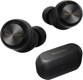 Reference Class Hi-Fi Wireless Earbuds, Dolby Atmos with Head Tracking, Adaptive Noise Cancelling, 3 Device Multipoint, 10-hr Battery, Wireless Charging, Improved Fit - EAH-AZ100-K (Black)