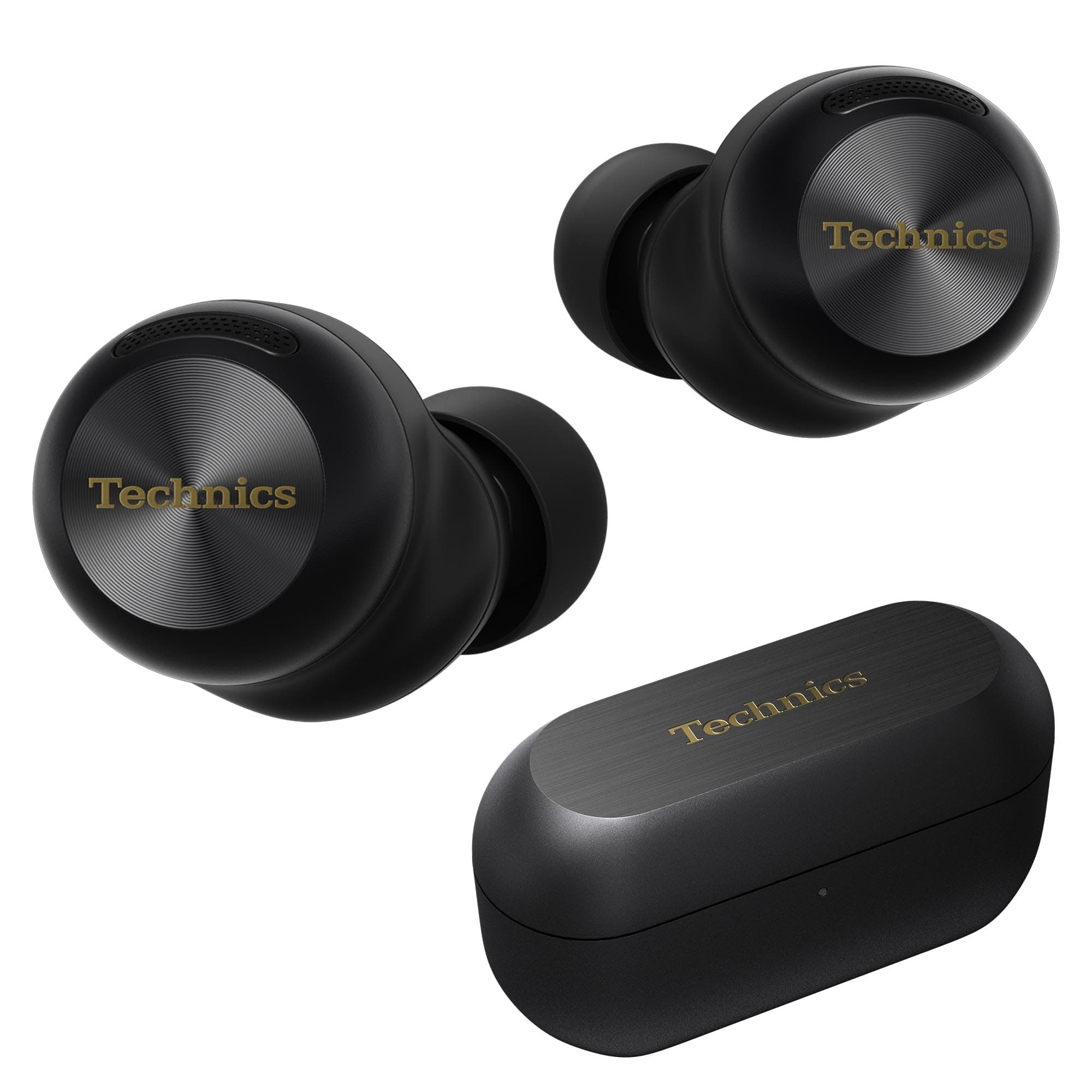 Reference Class Hi-Fi Wireless Earbuds, Dolby Atmos, Head Tracking, Adaptive Noise Cancelling, 3 Device Multipoint, 10-hr Battery, Wireless Charging, in Ear Headphones - EAH-AZ100-K (Black)