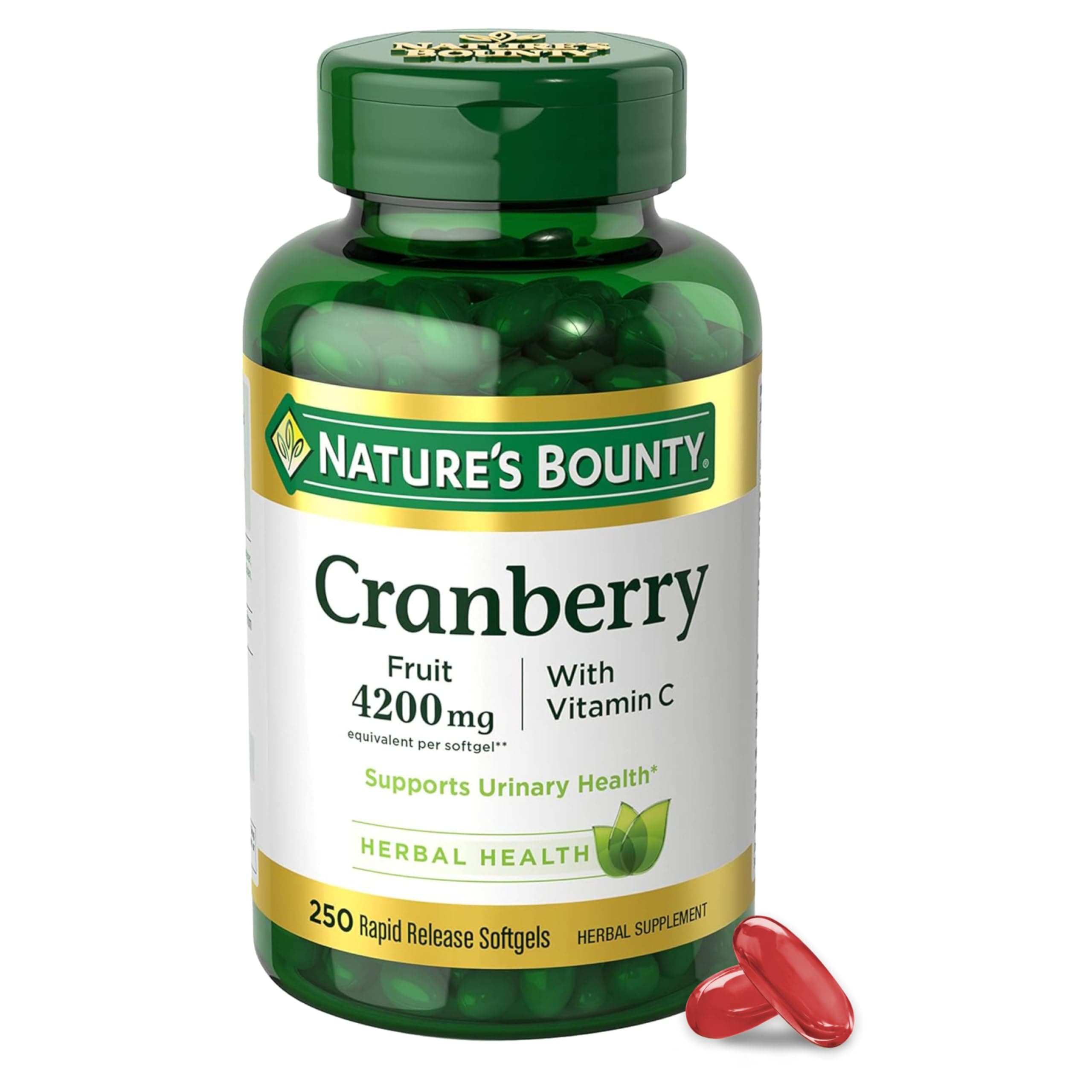 Cranberry Softgels, 250 Count