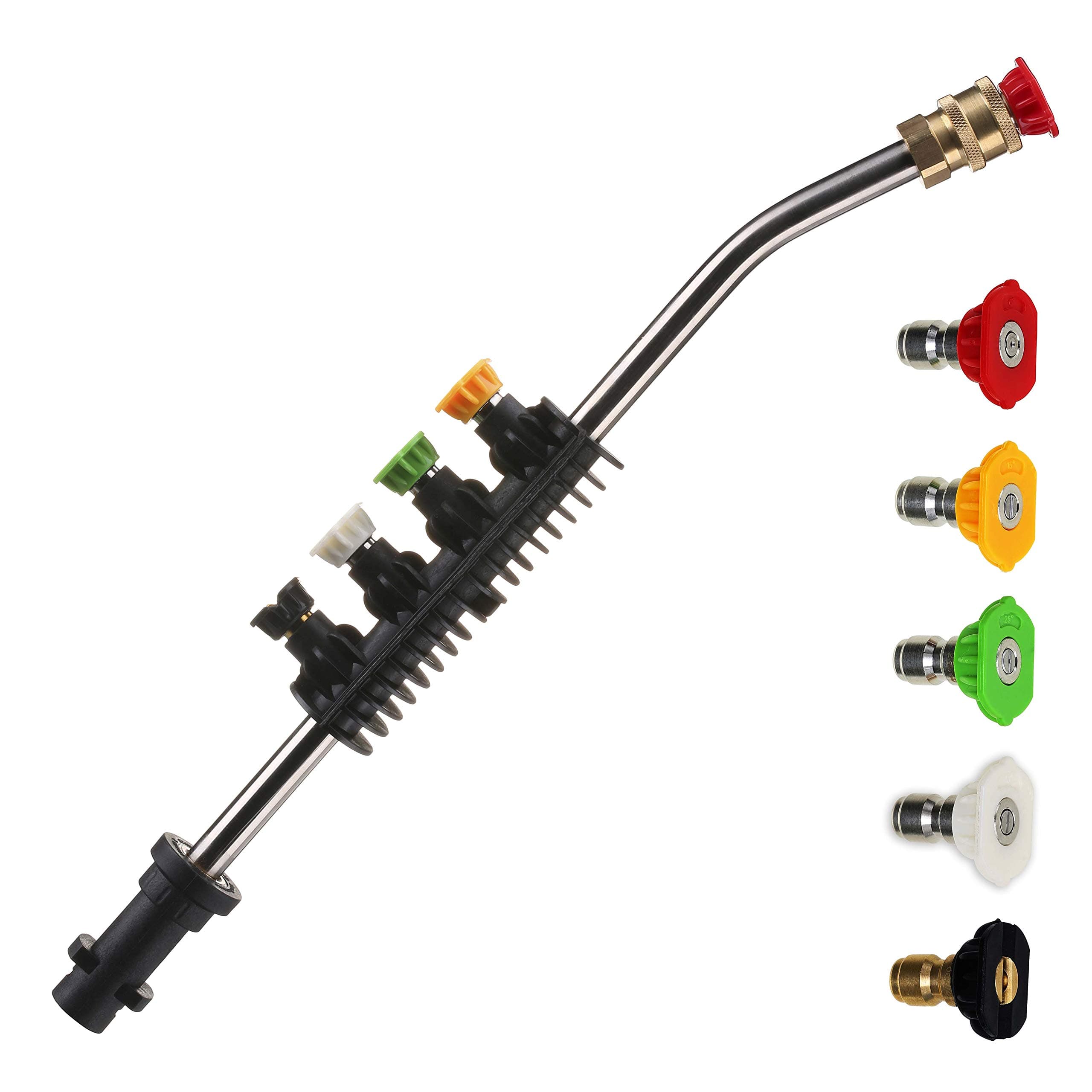 Pressure Washer Wand Extension with Adapter, Replacement Lance, Only Compatible Karcher K2, K3, K4, K5, K6, K7, 15 Inch