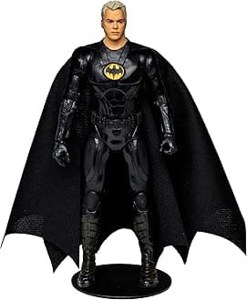 Toys, DC Multiverse 7-inch The Flash Batman Unmasked Gold Label Action Figure, Collectible DC The Flash Movie Figure with Unique Collector Character Card – Ages 12+