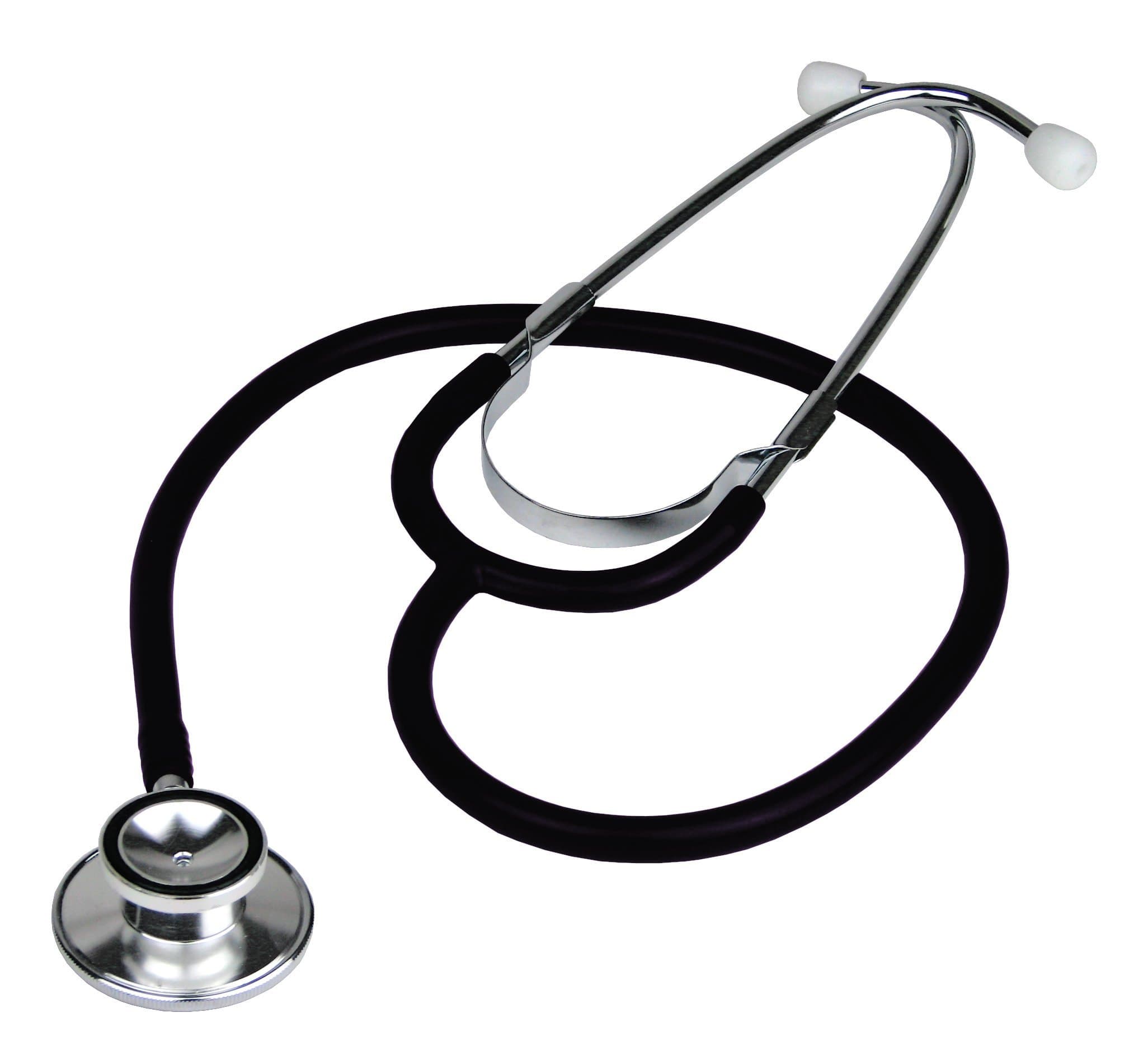 Dual Head Stethoscope - Black