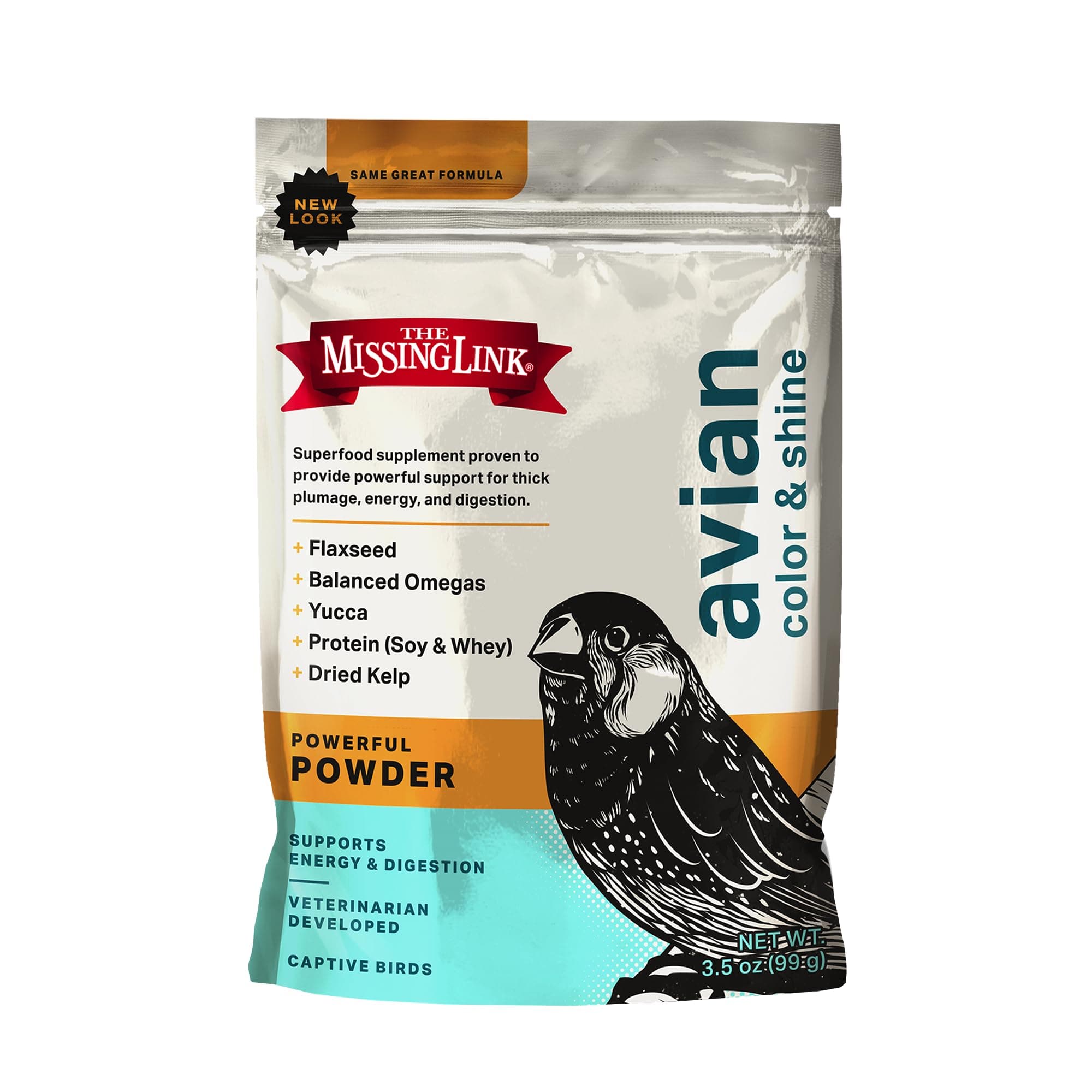 Missing Link ULTIMATE AVIAN Nutritional Supplement Formula for All Birds 3.5 oz