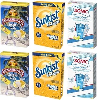 Tropical Flavor Blast Variety Pack (Sunkist, Margaritaville, & Sonic) (2 of each) Variety Pack