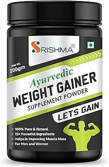 Weight Gainer Powder Helps in Improving Muscle Mass For Men and Women Weight Gainers/Mass Gainers (200 g, No Flavour)