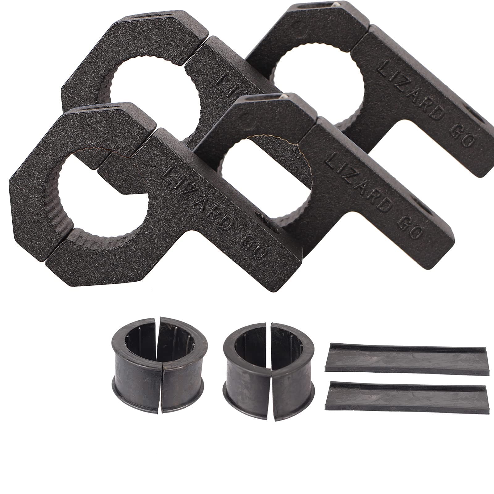 Bar Clamps - 4Pack,Horizontal Roll Cage Clamp 0.75 inch,0.875 inch,1.0 inch,Roll Bar Clamp for Bar Diameter 3/4" to 1.0" Mounting Bracket (0.75~1.0" Clamps)