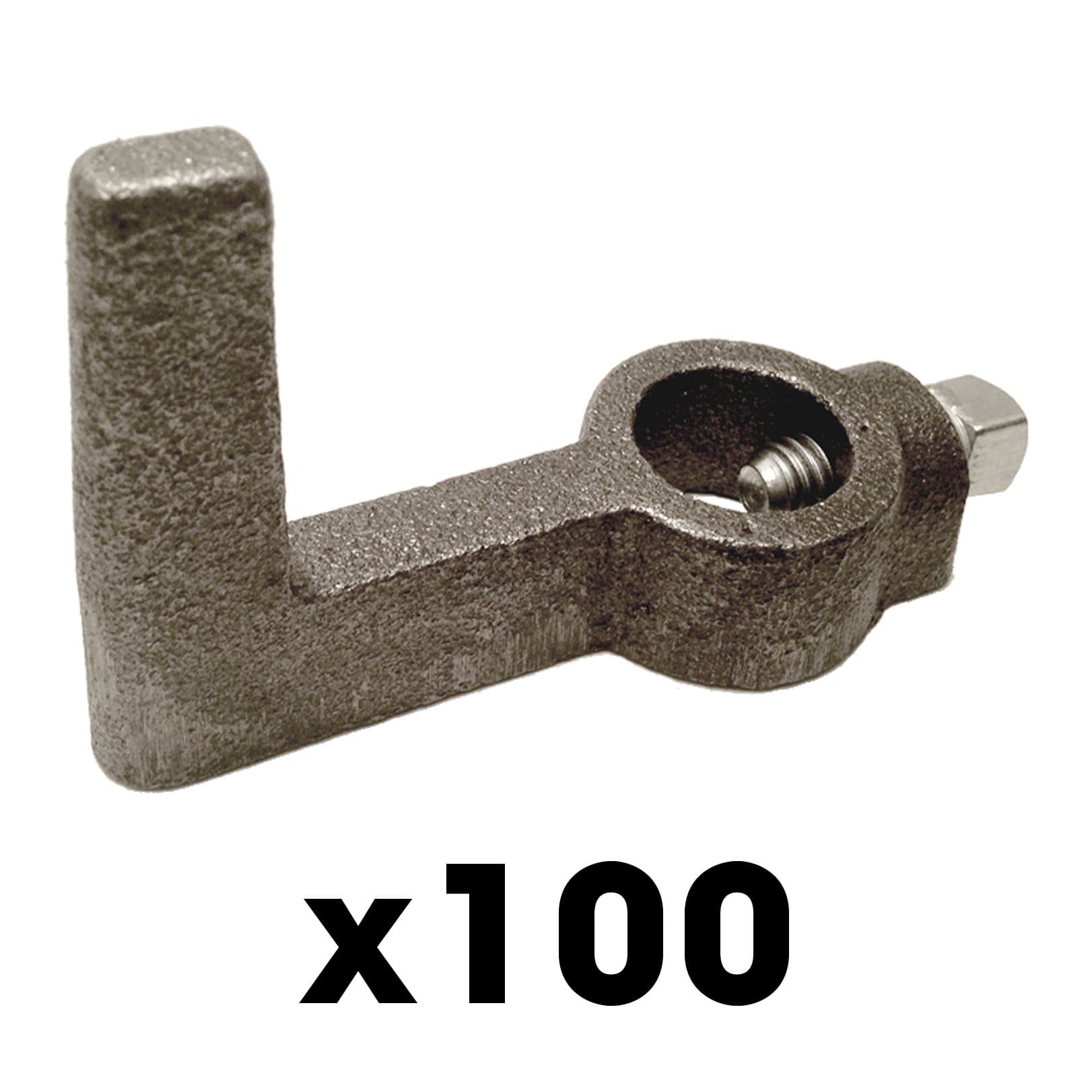 Screed hooks for 2" x 4" screeds and concrete forms