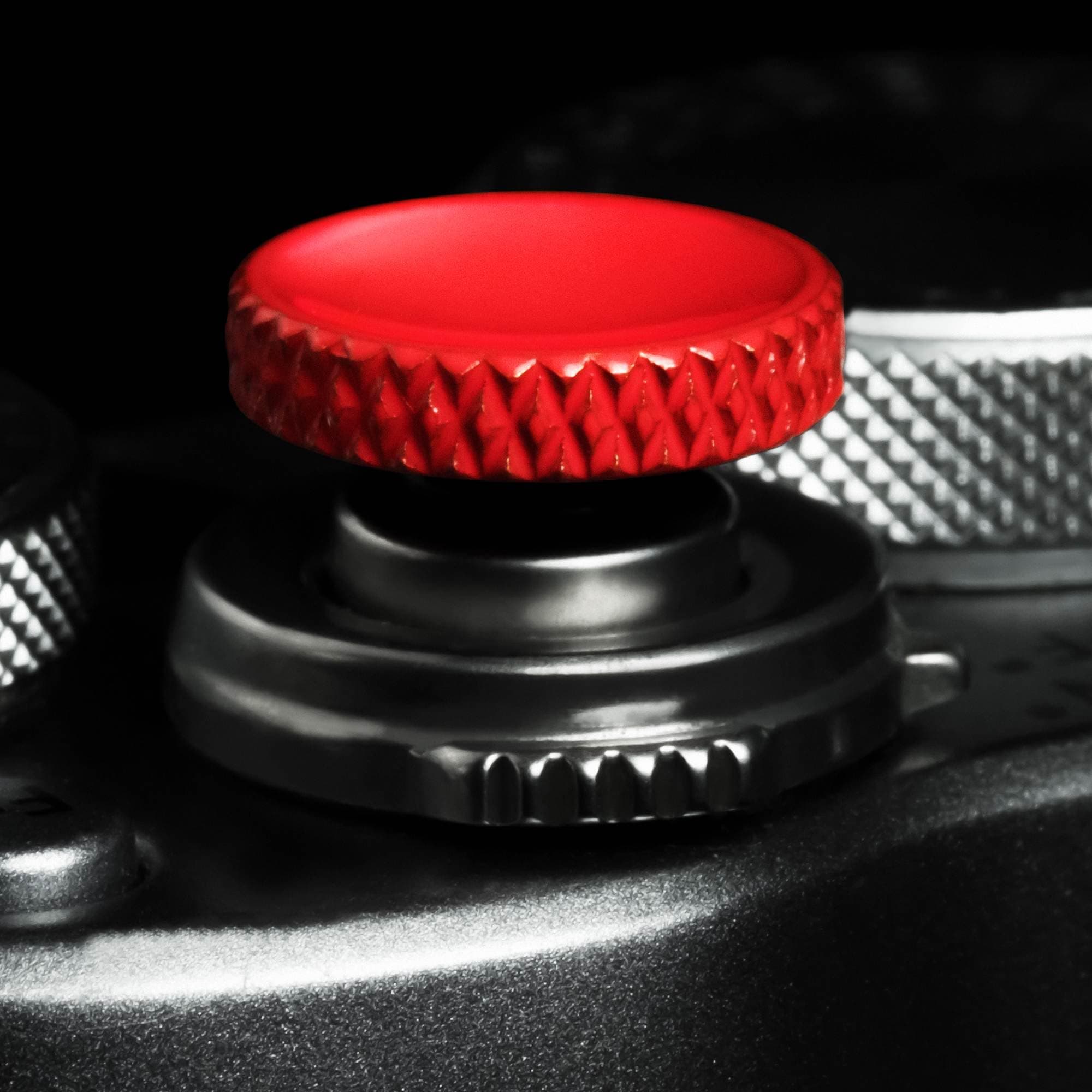 Fujifilm Camera Soft Release Button: 3 Pcs Shutter Button of Camera Accessories - Fuji Fujifilm X-M5 X-T5 X-T4 X-T3 X-T30 X-T30 II X-T20 X-PRO3 X100VI X100V X-E4 X-E3 (Red)