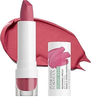 Physicians Formula Organic Wear All Natural Lipstick, Desert Rose, Nourishing, Dermatologist Approved, Gluten Free