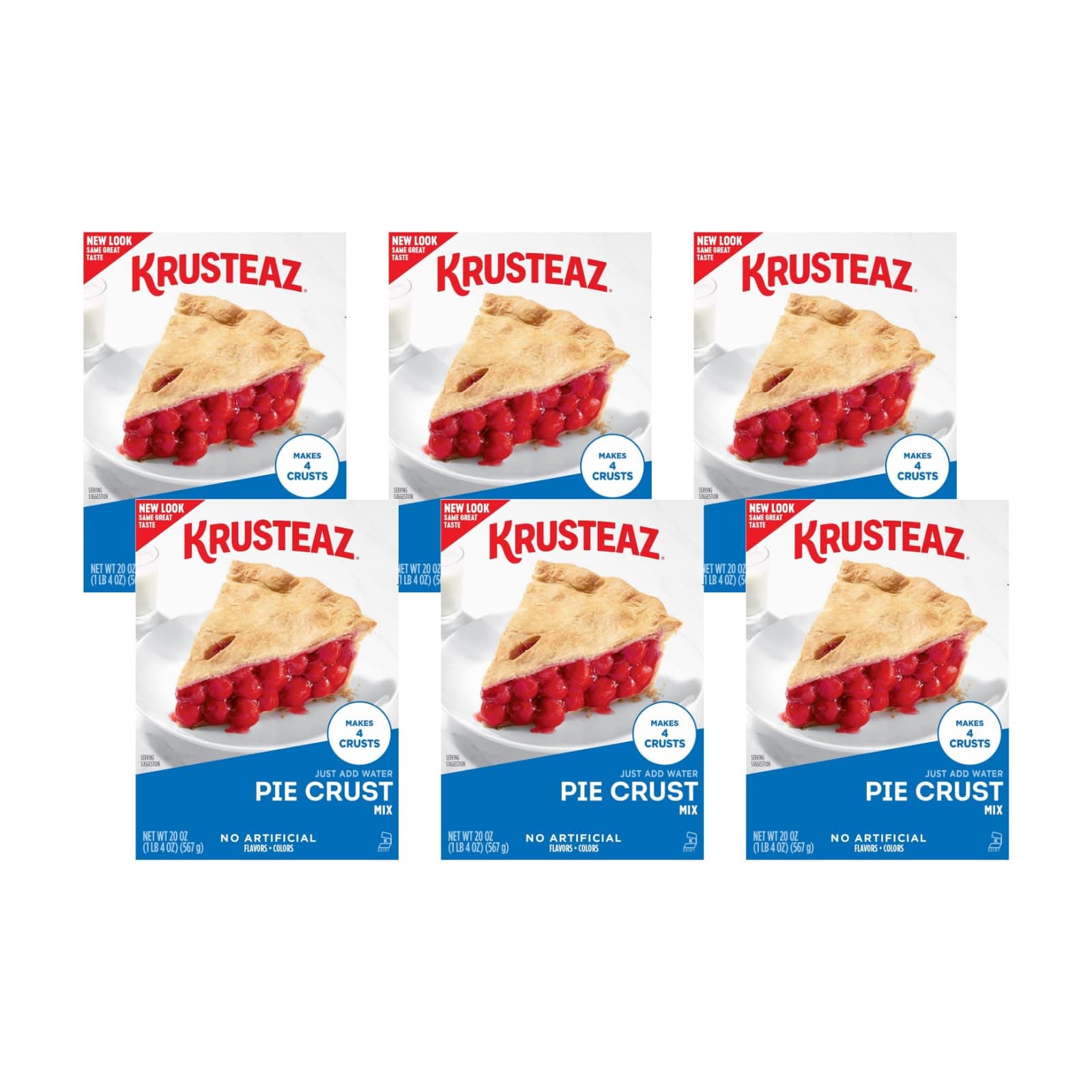 Krusteaz Traditional Light and Flaky Pie Crust Mix, 20 OZ. (Pack of 2)