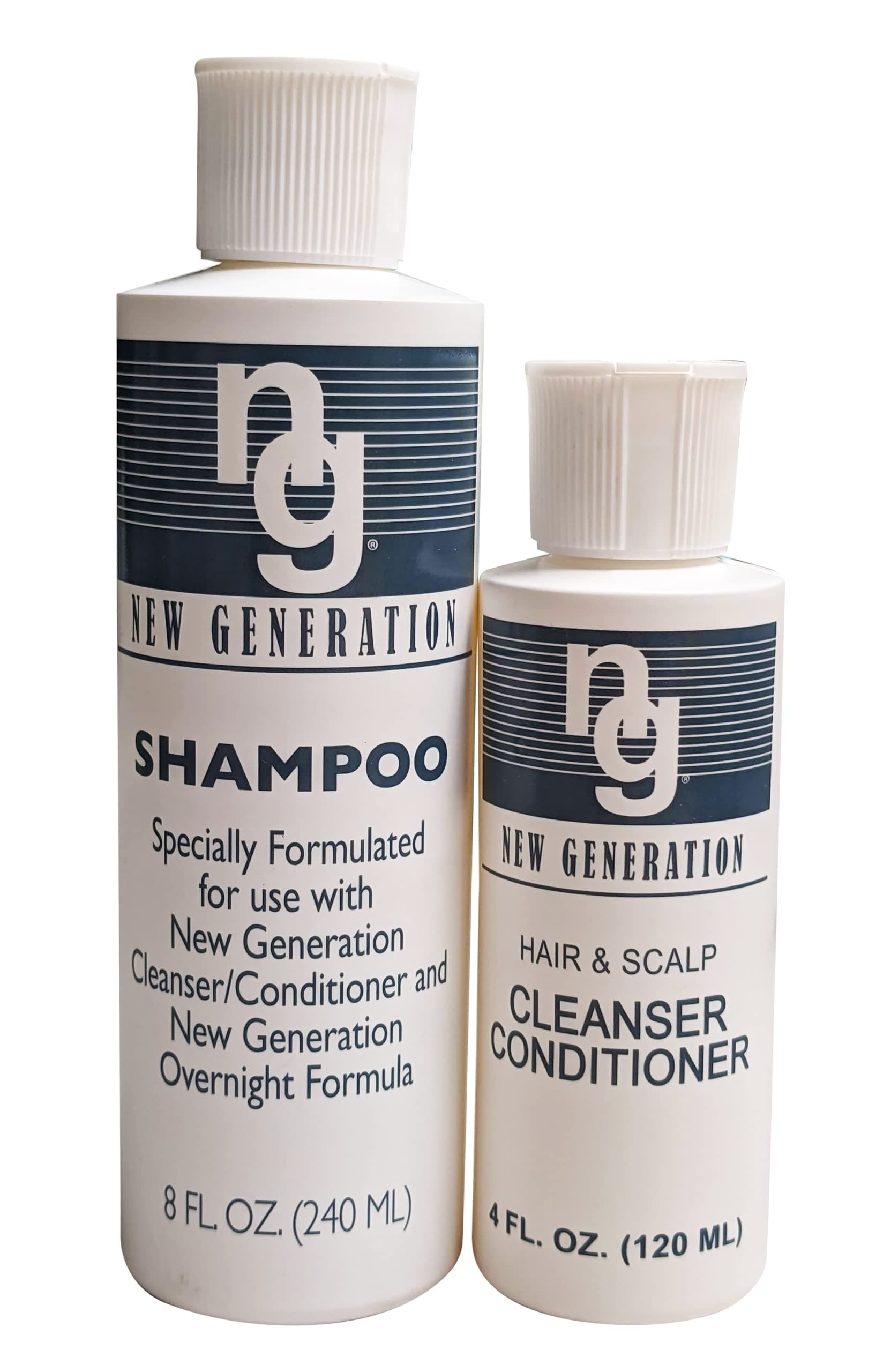 2-Piece Set - New Generation Original Shampoo, Cleanser/Conditioner - Helps to Control Hair Loss and Thinning HairF