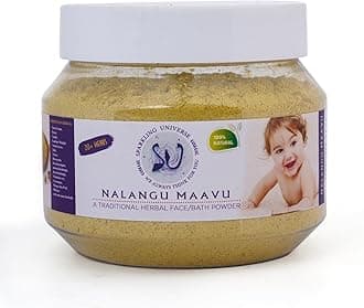 Sparkling Universe - Nalangu Maavu/Sunnipindi/Ubtan 20+ Herbal Face and Bath Powder 100% Natural 200 grams