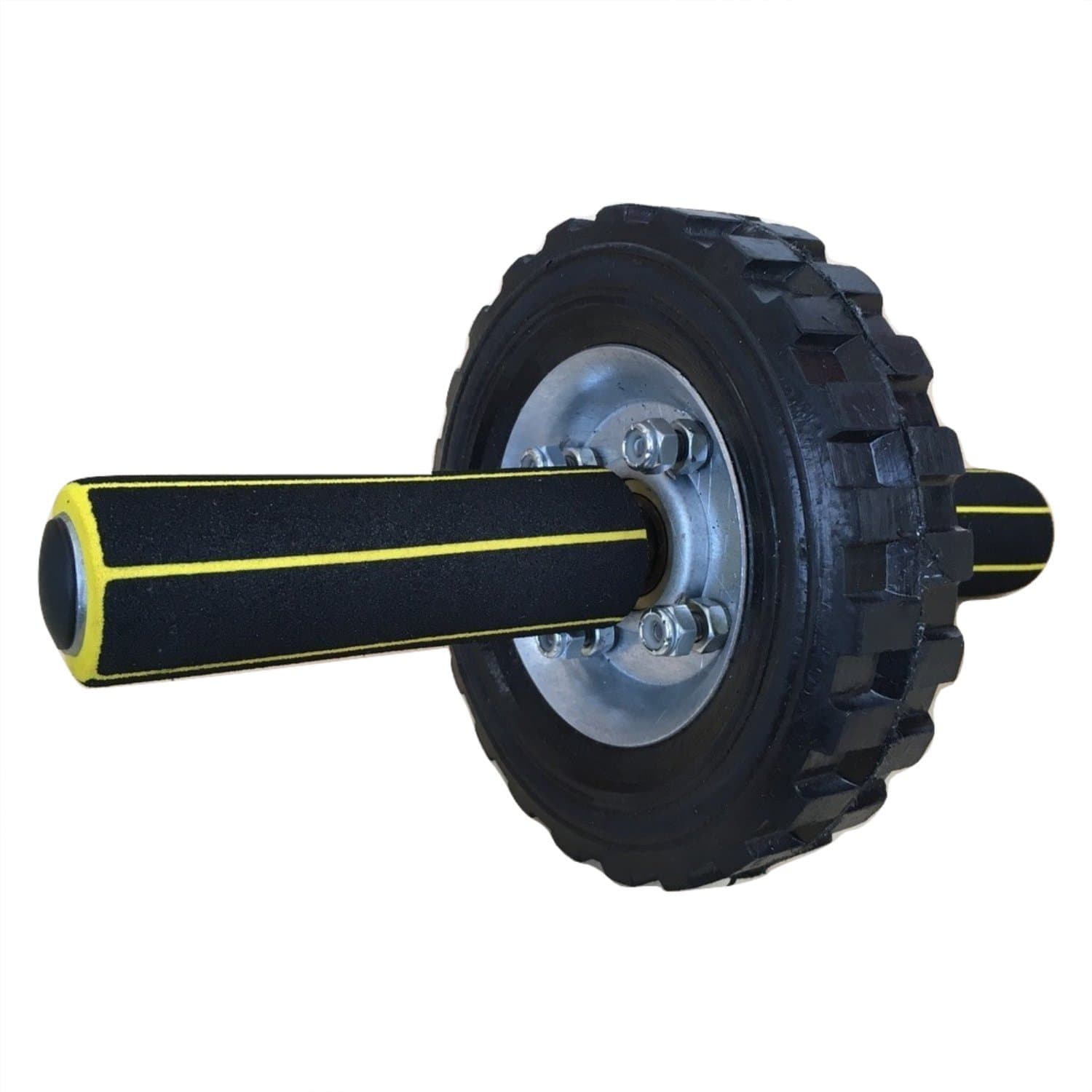 Ab Wheel Roller - Heavy Use Exercise Gear for Home or Gym Workout - Includes Foam Handles and Carry Bag