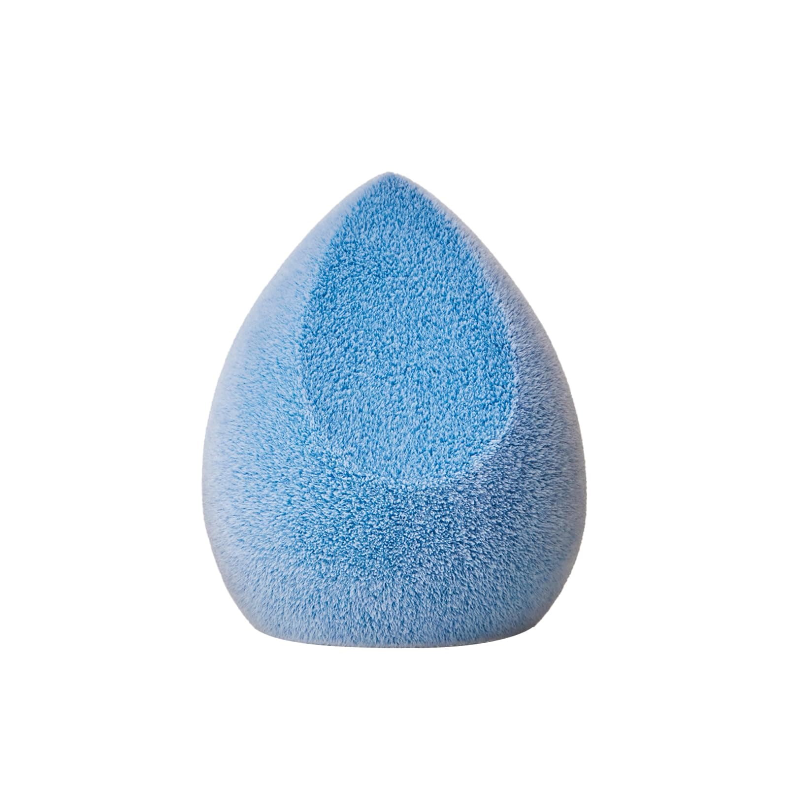 Microfiber Makeup Sponge, Dual Layer Technology for Full Coverage Flawless Makeup Blender for Foundation, Powder and Cream (Velvet Style and Blue Color)