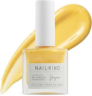 Yellow Nail Polish - Queen Bee - Bright Yellow Nail Varnish - Vegan Nail Lacquer + Peta Certified + Cruelty Free - Quick Drying Long Lasting - Chip Resistant Manicure - 8ml