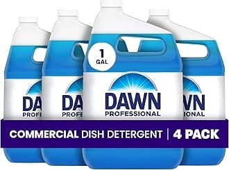 Dawn Professional Pot and Pan Detergent, Regular Scent, 3.8l (Case of 4)