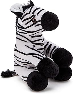 Zappi Co Children's Soft Cuddly Plush Toy Animal - Perfect Perfect Soft Snuggly Playtime Companions for Children (12-15cm /5-6") (Zebra)
