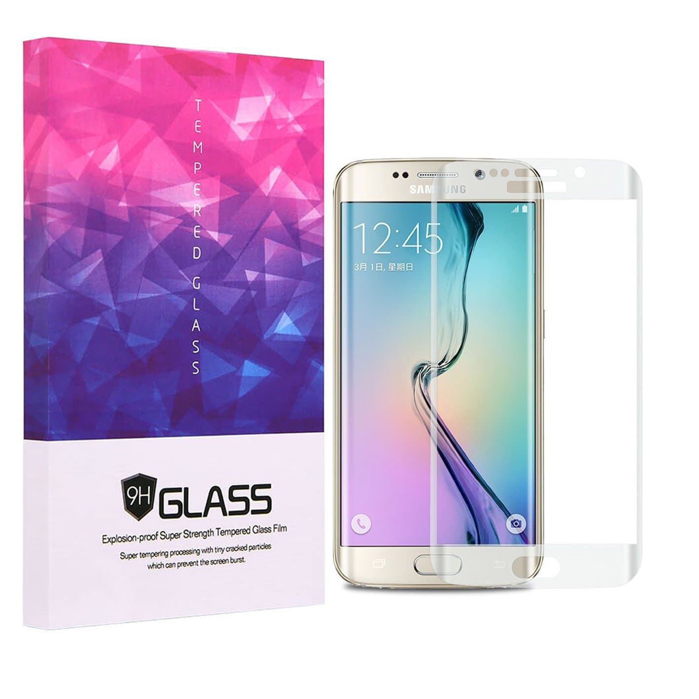 Samsung Galaxy S6 Edge+ Plus Screen Protector [Front Glass+Back PET] SeeTech 3D Full Edge to Edge Tempered Glass[Front Glass+Back PET] for Galaxy S6 Edge Plus[1 Pack]-Clear