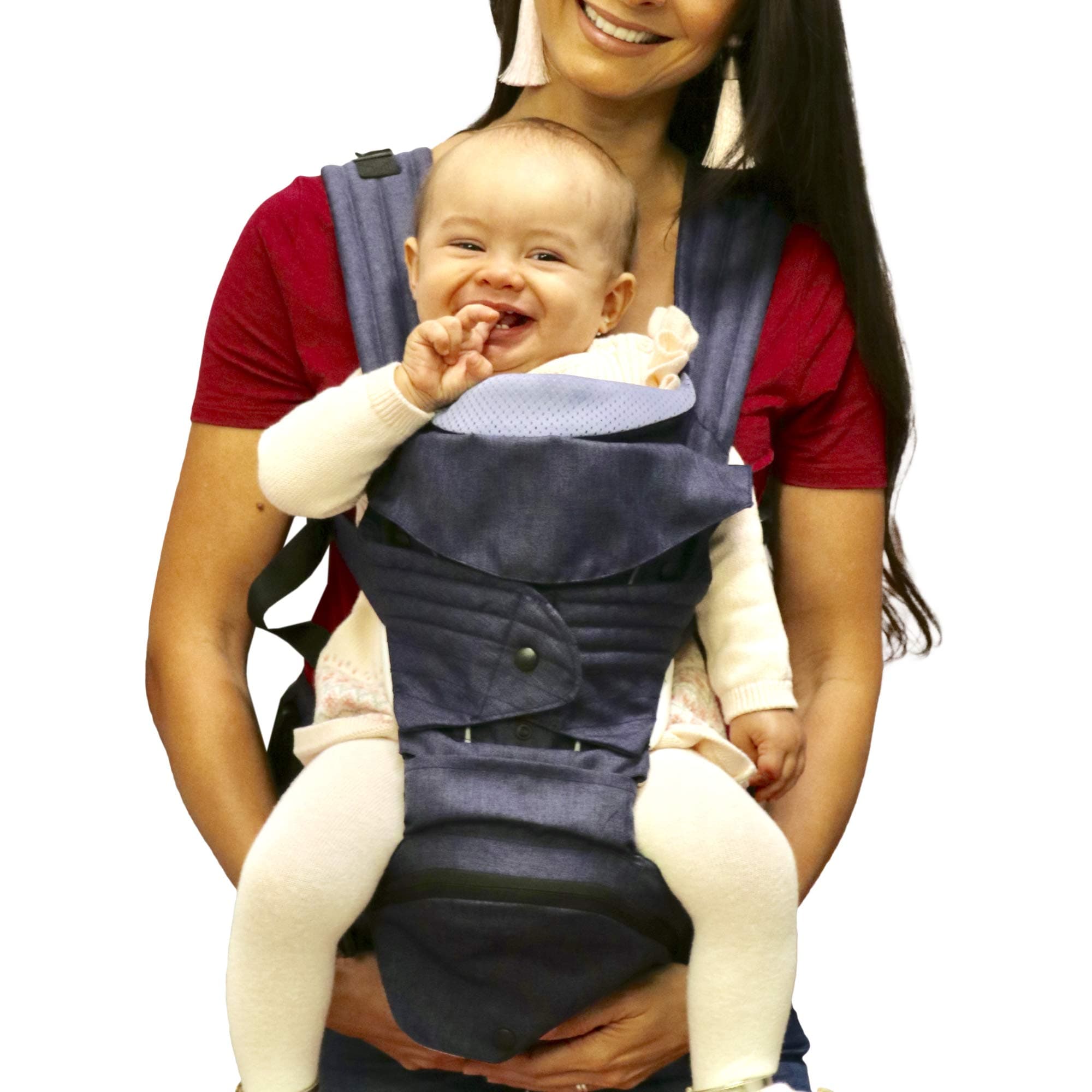 (Blue) - Mamapod Baby Carrier Without Support Pole, S200, Blue