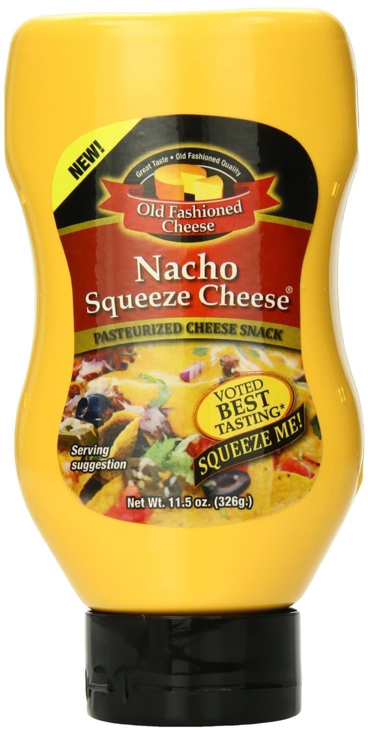 Old Fashioned Cheese Nacho Squeeze Cheese, 11.5 Ounce (2 Pack)