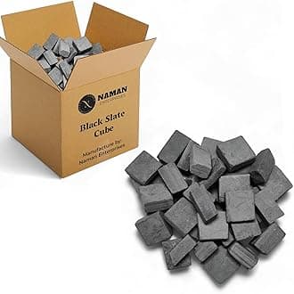 slate cube 1KG box of Black slate pencil cube