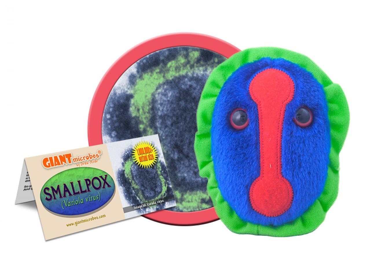 GIANT MICROBES Smallpox (Variola Virus) Plush Toy