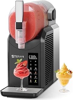 Slushie Machine,Slushy Machine for Home,6 Pre-Set Programs, Auto Clean Function,No Ice Needed, Commercial Frozen Drink Machine for Milkshake,Frappe,Margarita,Cold Drink,Slush and More