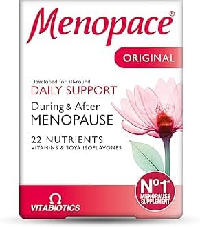 Menopace Original by Vitabiotics - 30-Day Menopause & Perimenopause Supplement Tablets - UK's No.1 Menopause Supplement Brand