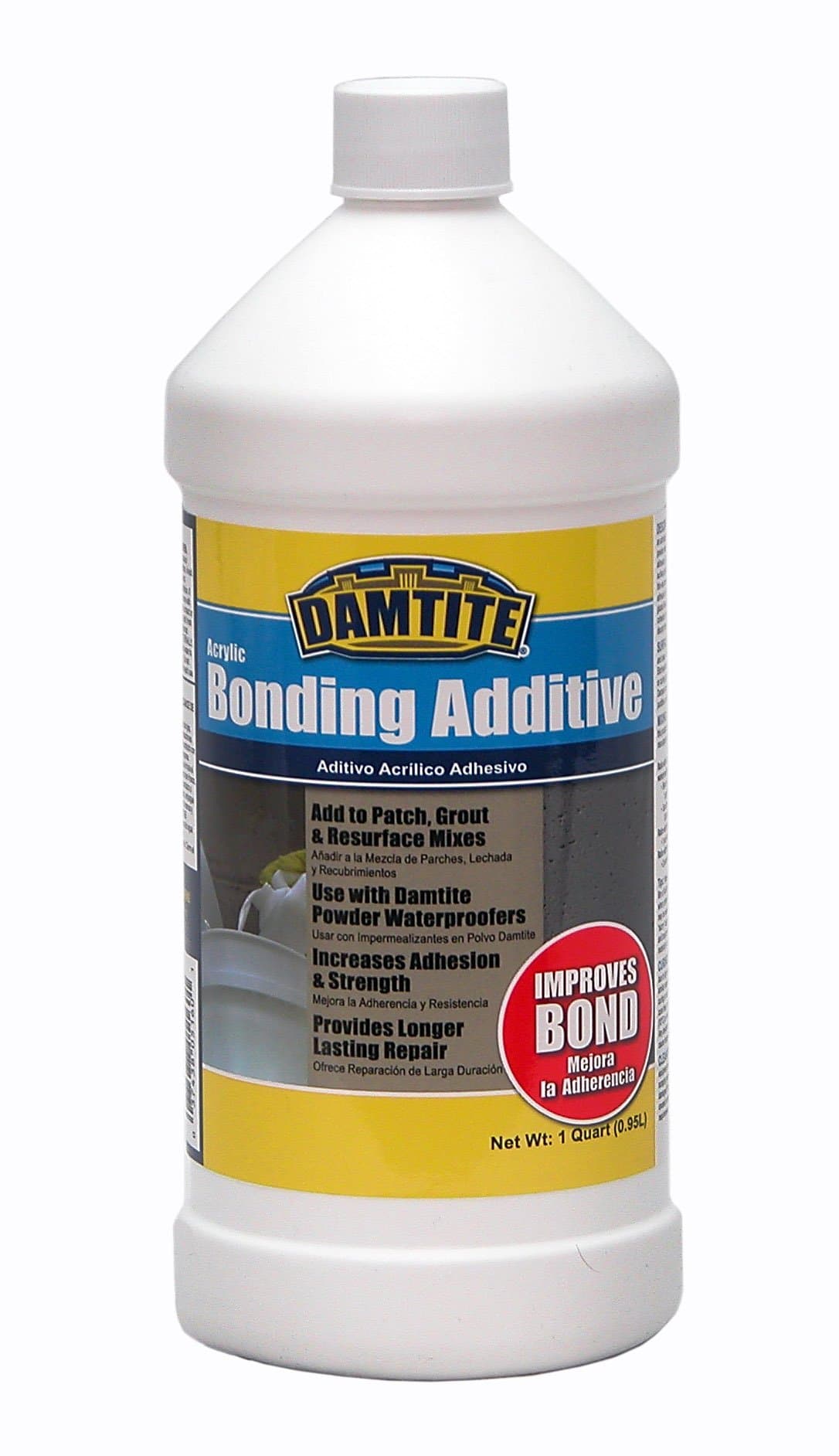 DAMTITE 05160 Acrylic Bonding Additive, 1 Quart