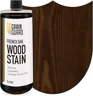 Wood Stain Water Based | French Oak | 1L | Interior Furniture Stain | Light & Dark Stains | Eco-Friendly & Non-Toxic Wood Dye | Easy Application | Quick Dry & Low Odour