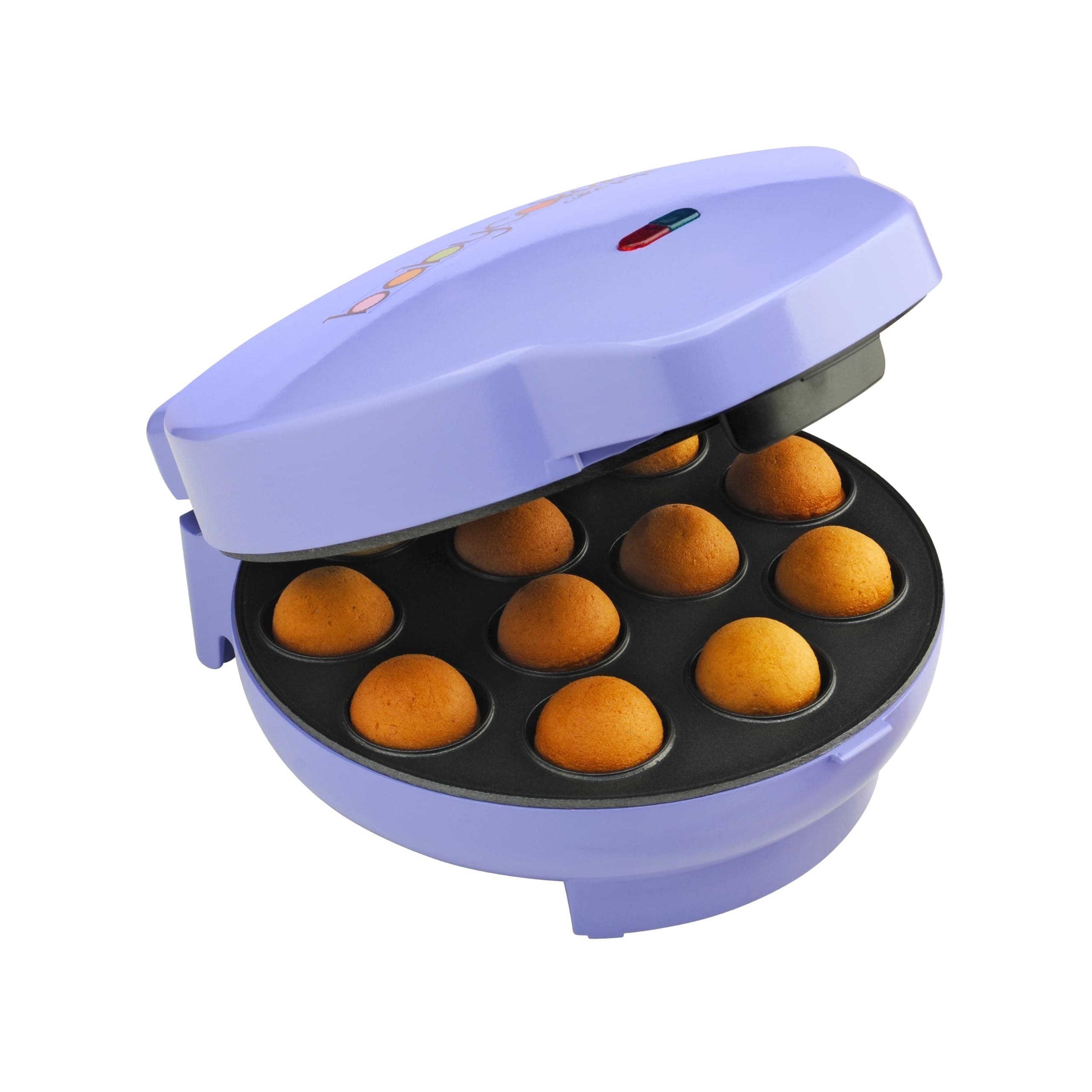 Babycakes CP-12 Cake Pop Maker, 12 Cake Pop Capacity, Purple