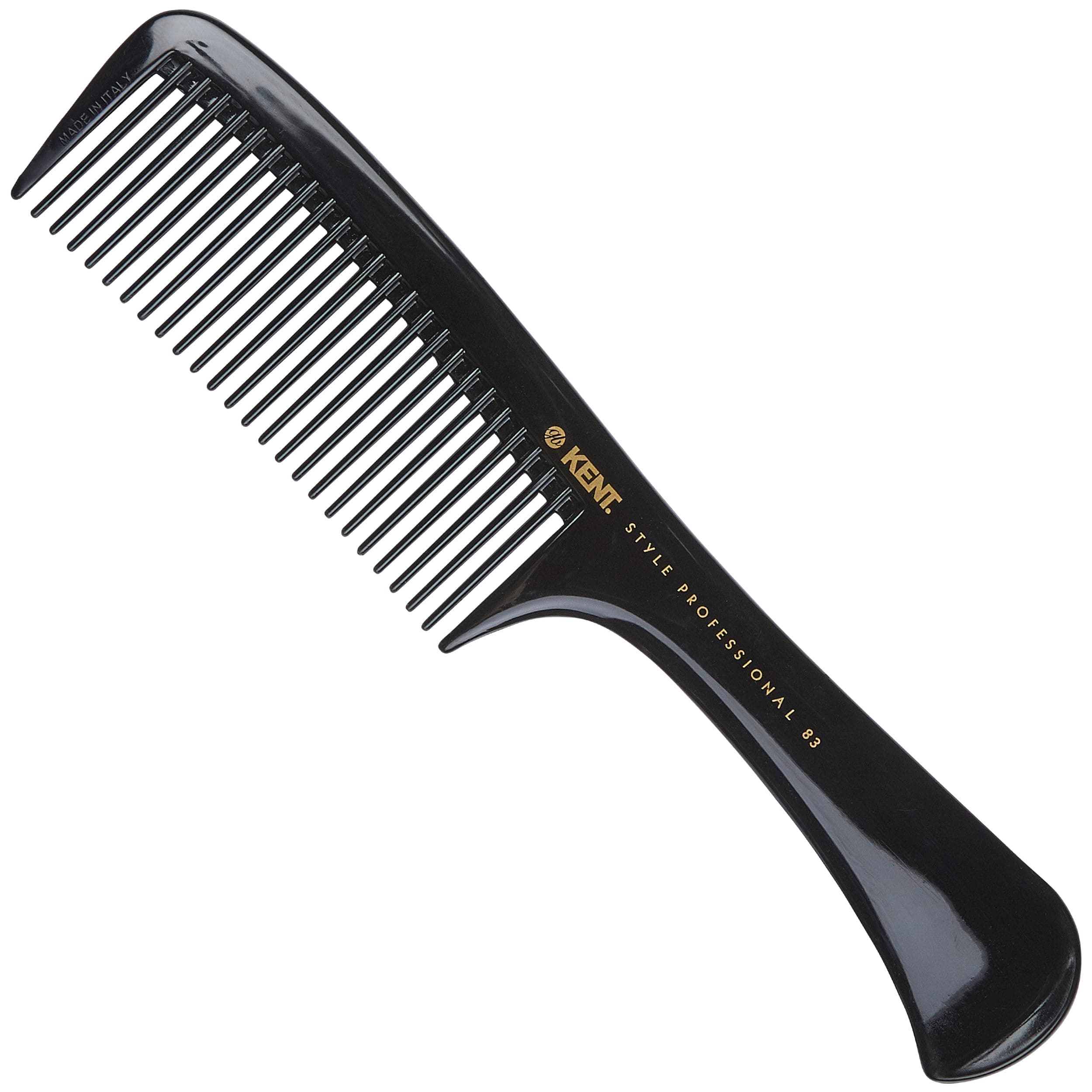SPC83 Large Handled Rake Comb - Anti-Static Hard Rubber Comb for Detangling Wet & Dry Hair - Wide Tooth Comb for All Hair Types - Gentle, Durable & Heat Resistant