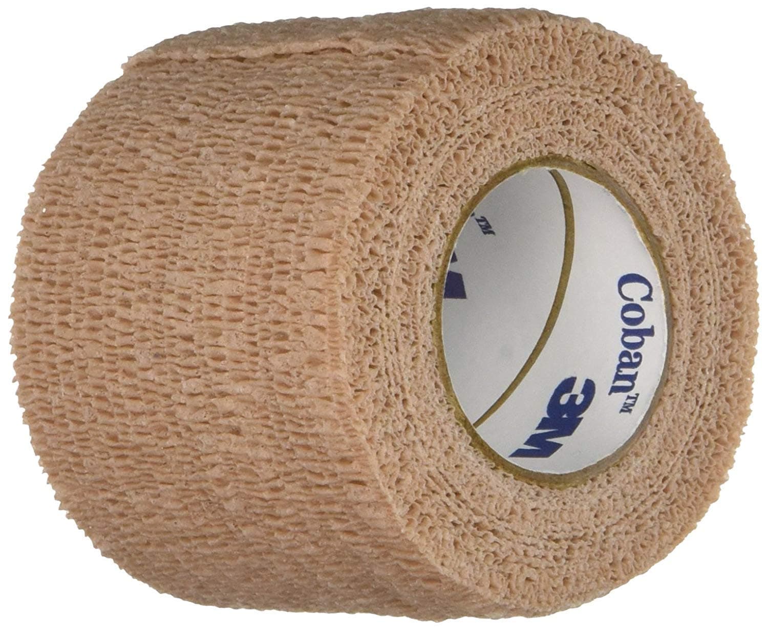 Coban Self-Adherent Wrap, Self Adherent Wrap Used to Secure Dressings and Other Devices, Compress or Protect Wound Sites and Immobilize Injuries, Tan, 2" x 5 yds, Each