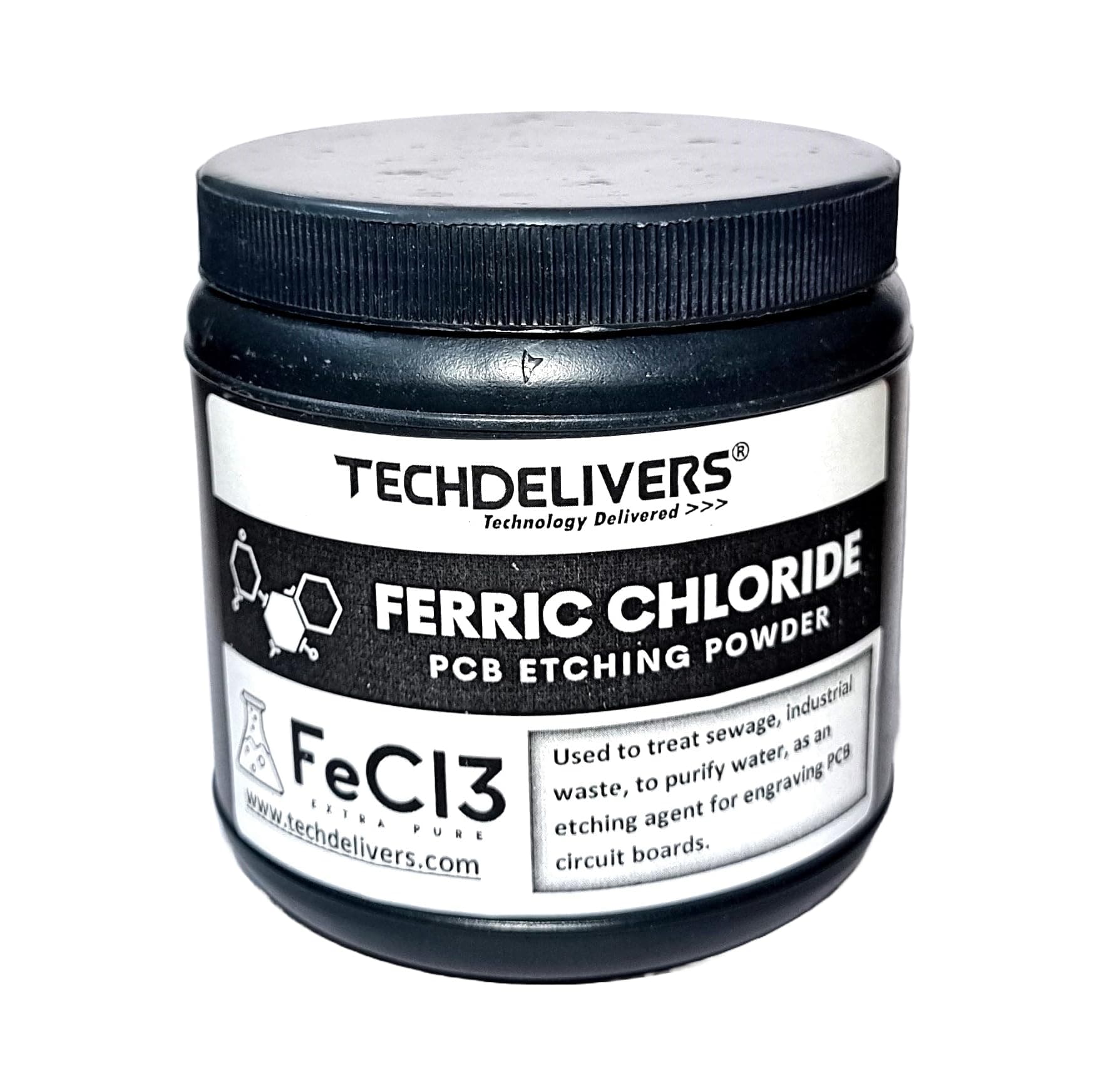 Ferric Chloride (FeCl3) PCB Etching Powder For PCB Making - 500 Grams