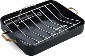 GreenPanReserve Healthy Ceramic Nonstick Roasting Pan, 13" x 16", Black