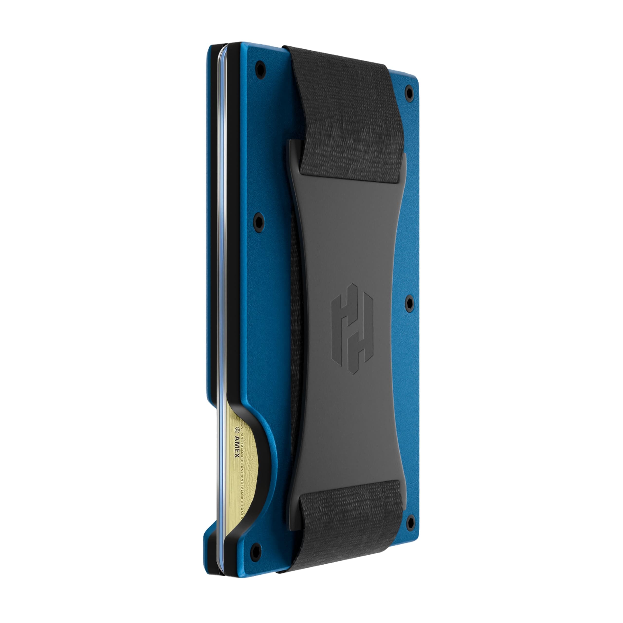 HayvenhurstWallet - Navy: Cash Strap, Navy