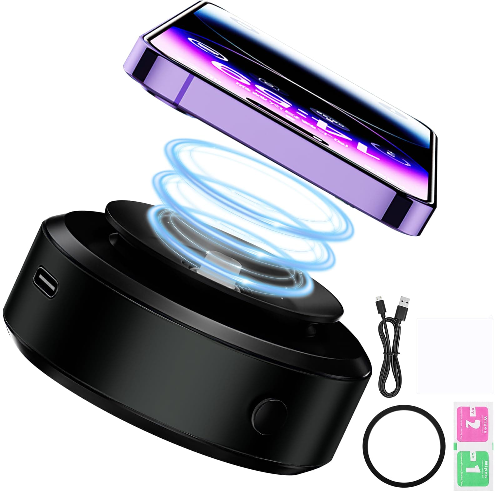 Rednow Magnetic Car Suction Cup Holder Mount,Universal Adjustable Windshield Dashboard Mobile Cell Phone Holder (Black)