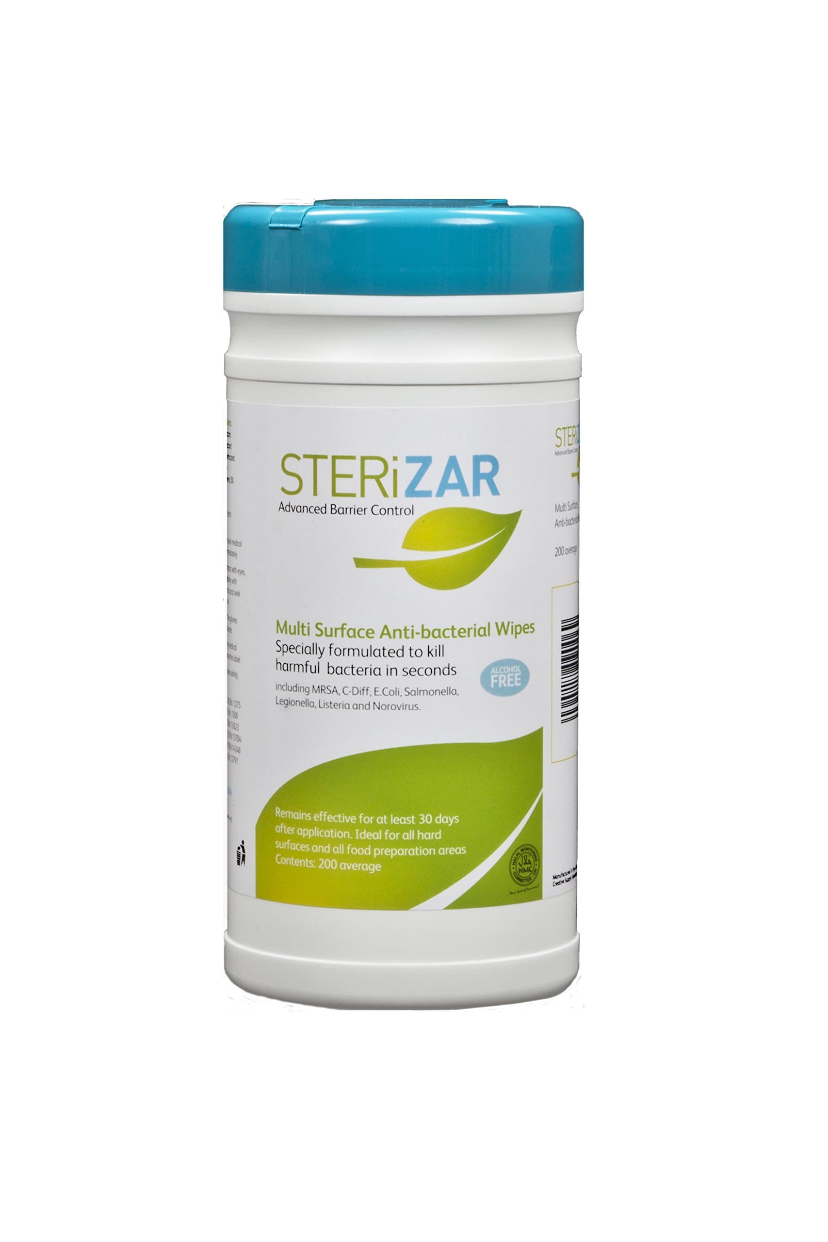 D7404 Multi-Surface Anti-Bacterial Wipes, Pack of 200