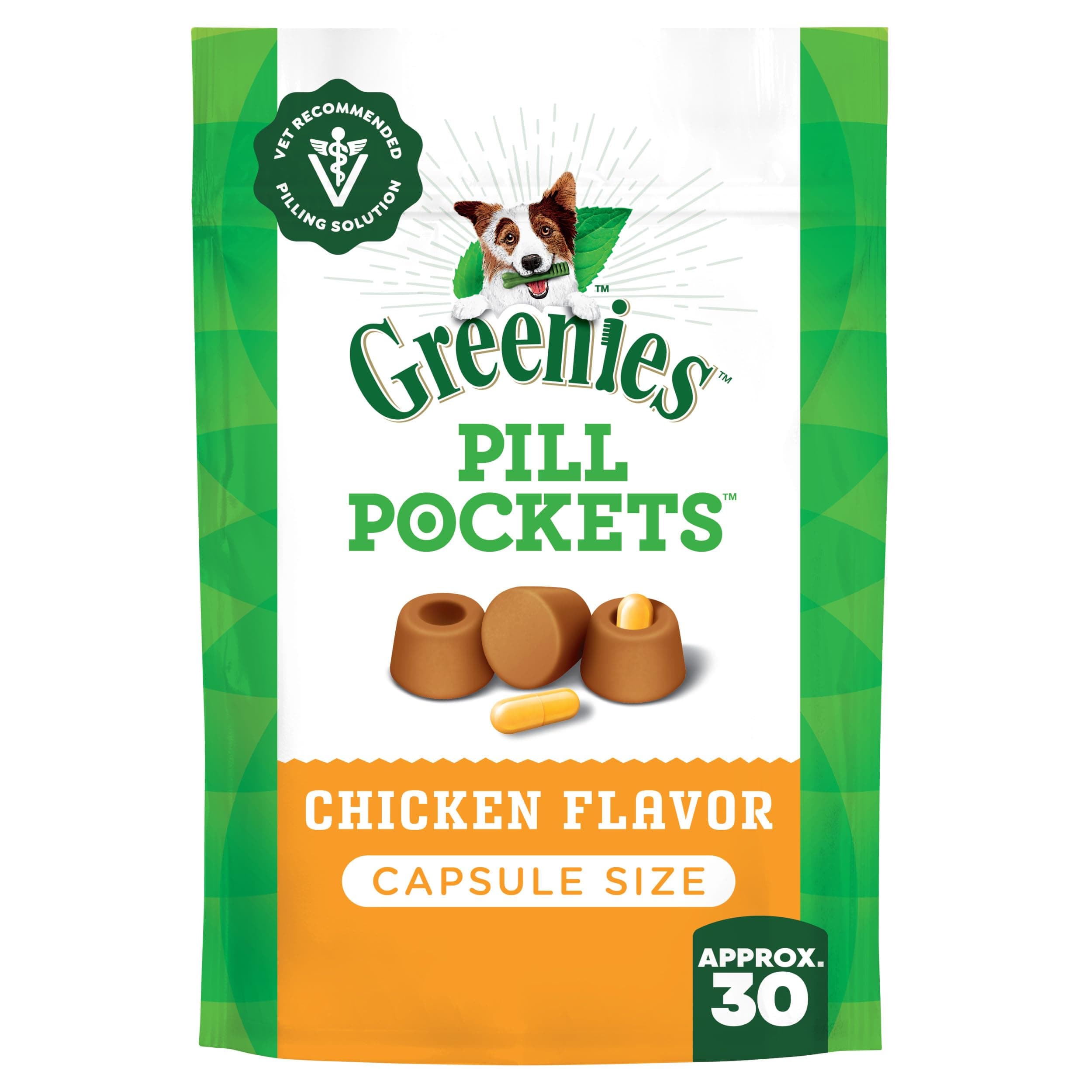 Pill Pockets, Chicken, 7.9 oz, for Capsules