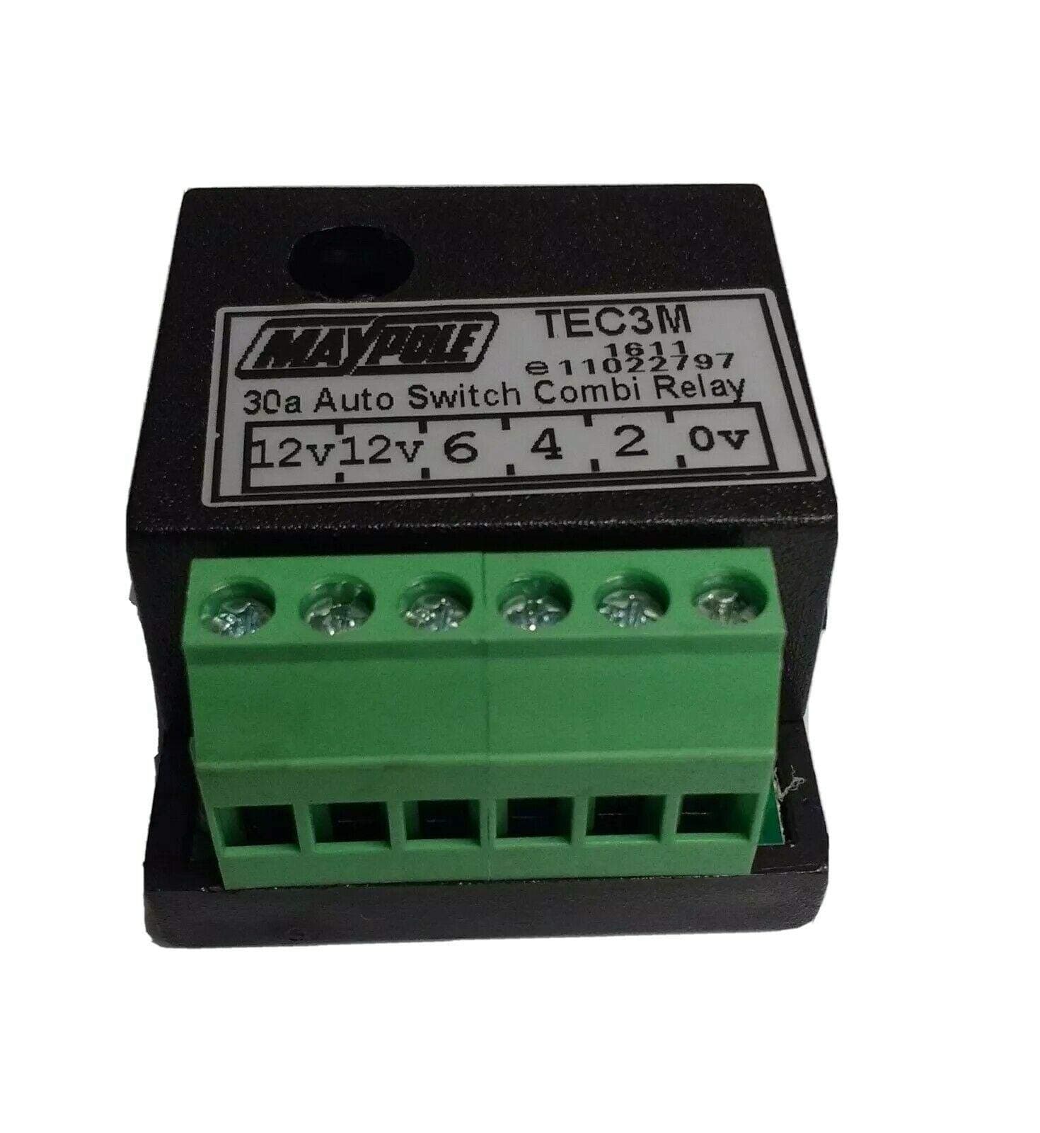 UNIVERSAL SPLIT CHARGE, FRIDGE RELAY 30a CARAVAN CAMPER AUXILIARY TOWING MP2883b MAYPOLE