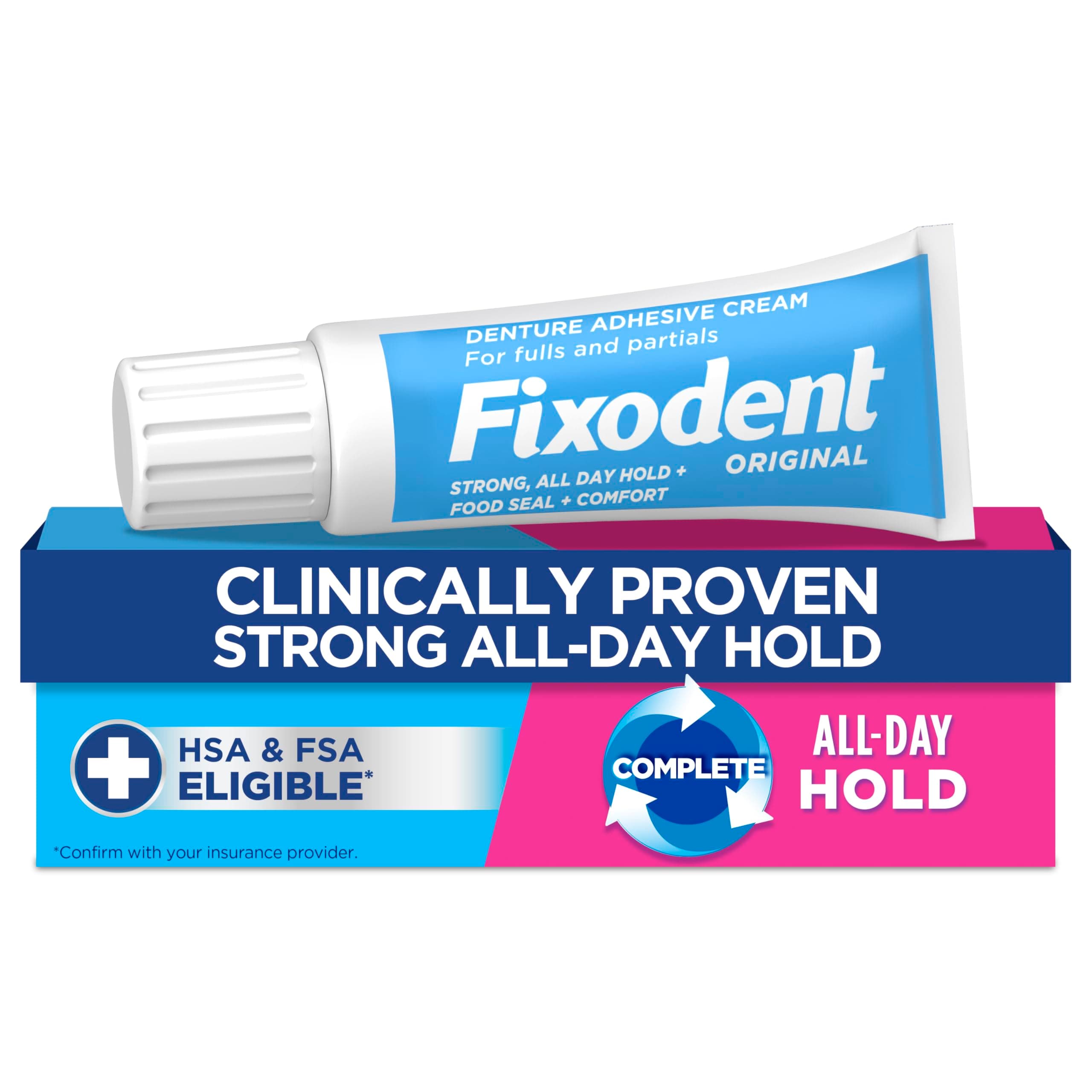 Fixodent Denture Adhesive Cream - Neutral Taste