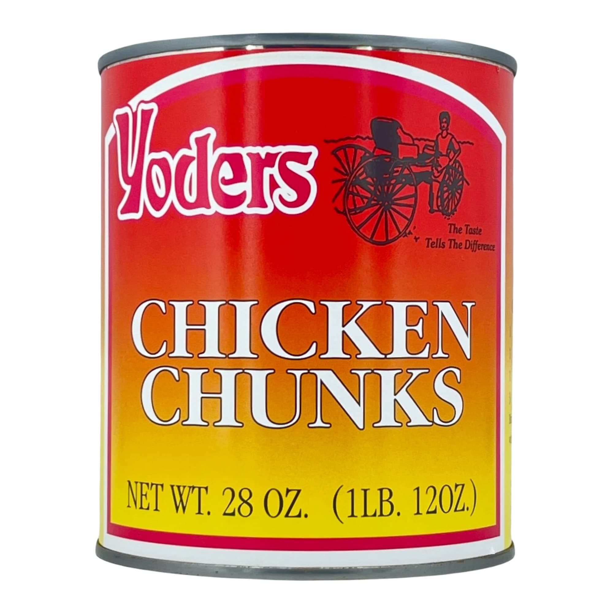 Yoders Fully Cooked Canned Chicken Chunks, 28 oz