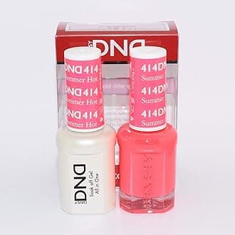 DNDDuo Gel (Gel & Matching Polish ) Spring Set 414 Summer Hot Pink