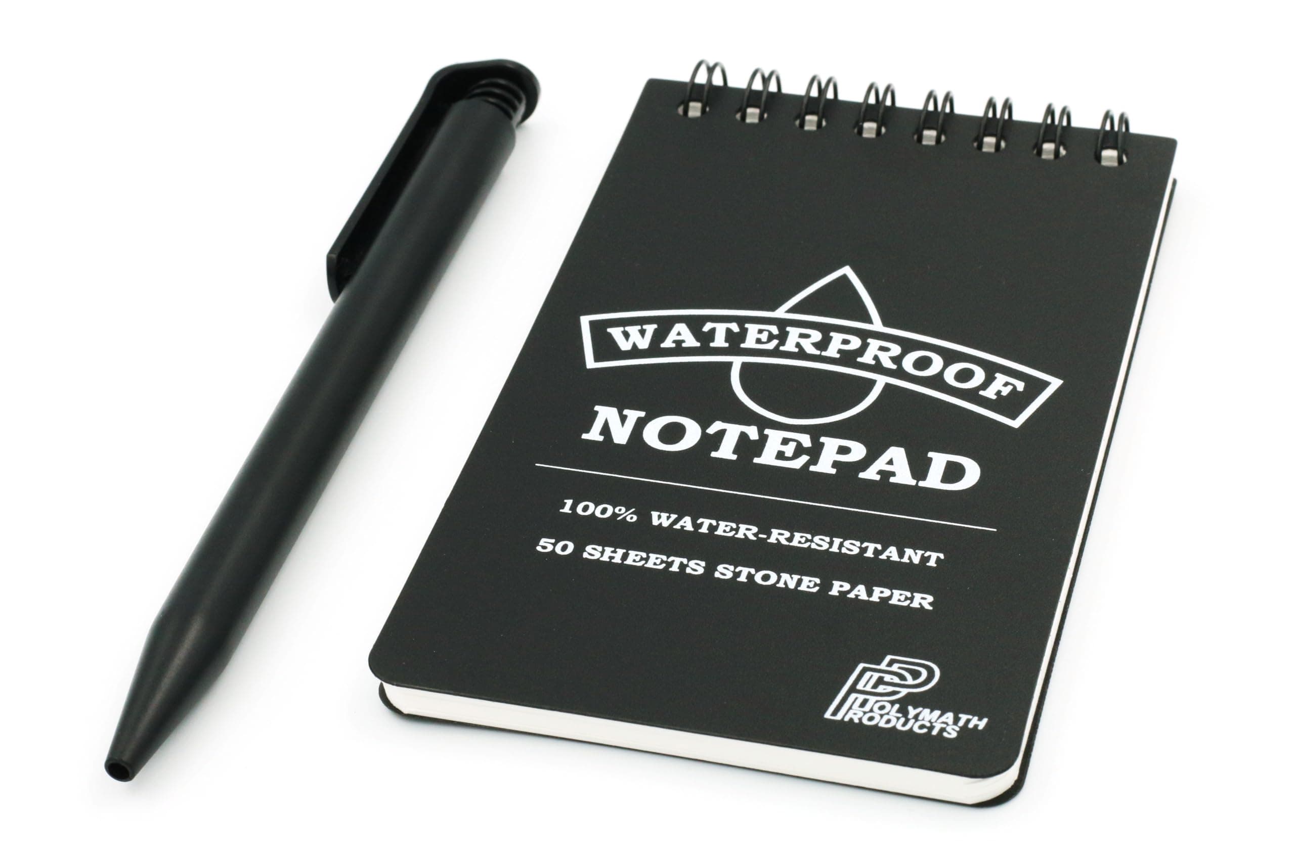 Waterproof Notepad & Pen Set – Featuring 100% Water-Resistant Stone Paper Notebook.